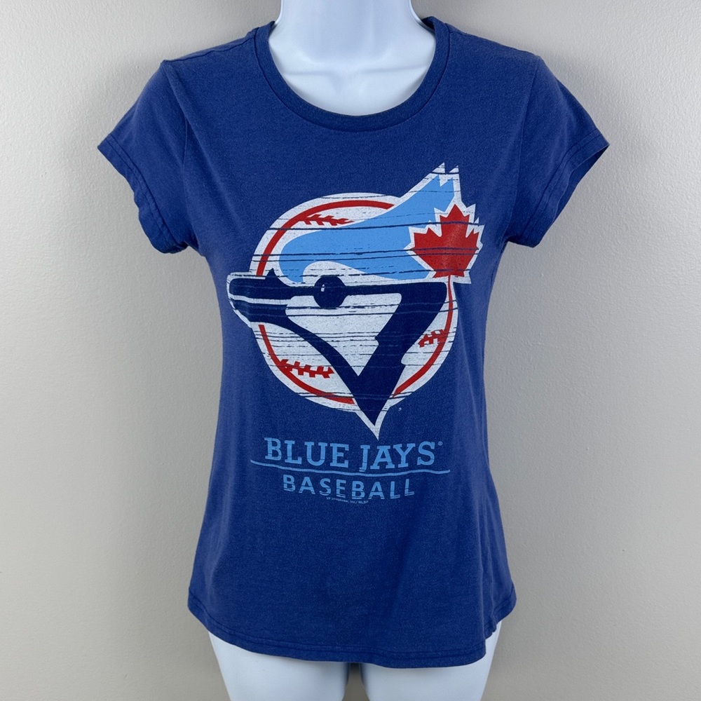 Toronto Blue Jays Baseball Tee with Logo - S